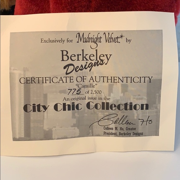 ❤️NWT- Berkeley Designs Vintage Teddy Bear - Picture 10 of 10